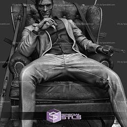 Jigsaw On Sofa Various Weapons STL Files