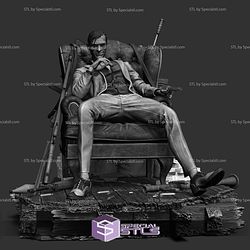 Jigsaw On Sofa Various Weapons STL Files
