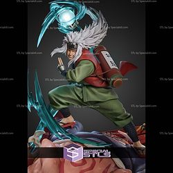 Jiraiya Naruto Diorama 341mm STL Files