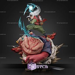 Jiraiya Naruto Diorama 341mm STL Files