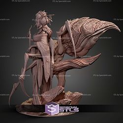 Jorogumo Yokai Collection 261mm STL Files