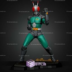 Kamen Rider Black RX 1 10 STL Files