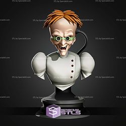 Karbunkle Biker Micer From Mars Bust STL Files