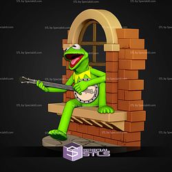 Kermit The Frog Muppets By Window 150mm STL Files