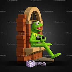 Kermit The Frog Muppets By Window 150mm STL Files