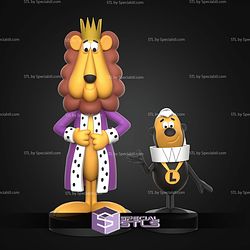 King Leonardo And Odie STL Files