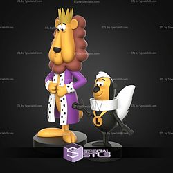 King Leonardo And Odie STL Files
