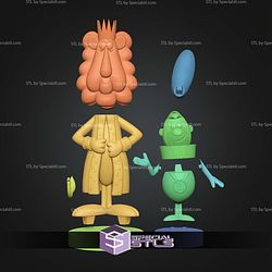 King Leonardo And Odie STL Files