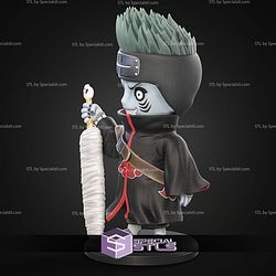 Kisame Naruto Chibi 74mm STL Files