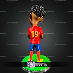 Lamine Yamal Caricature Style No AMS STL Files