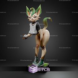 Leafeon Furry ALT STL Files