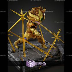 Lion Aiolia Battle Chibi STL Files