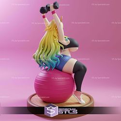 Lucoa Doing Workout ALT STL Files