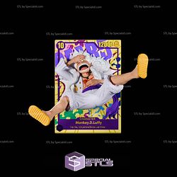 Luffy Pirate King Card 256mm Build Plate STL Files