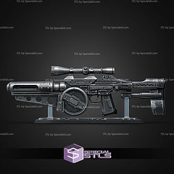 M 5 Blaster Rifle Star Wars Display STL Files