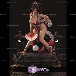 Mai Shiranui Attractive Temple Base STL Files