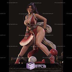 Mai Shiranui Attractive Temple Base STL Files