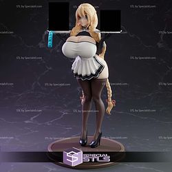 Maid Girl With ALT Accessories STL Files