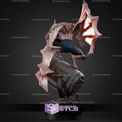 Man Bat On Bat Lamp STL Files