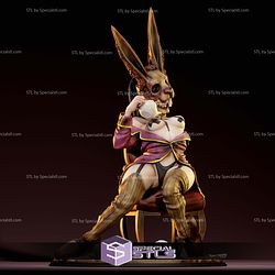March Hare Thackery Earwicket Pin Up Female STL Files