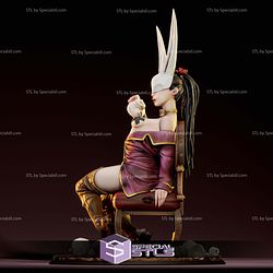 March Hare Thackery Earwicket Pin Up Female STL Files
