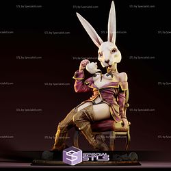 March Hare Thackery Earwicket Pin Up Female STL Files