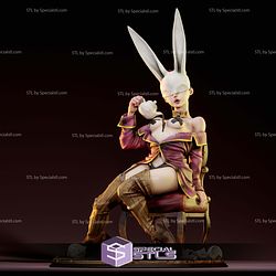 March Hare Thackery Earwicket Pin Up Female STL Files