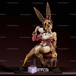 March Hare Thackery Earwicket Pin Up Female STL Files