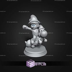 Mario Yoshi Xmas STL Files