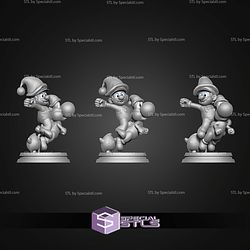 Mario Yoshi Xmas STL Files