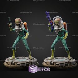 Martian Mars Attacks 220mm STL Files