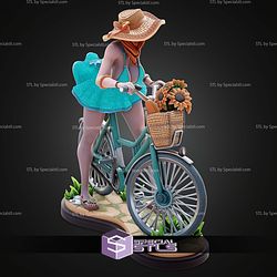 Mary Hot Summer Bycicle ALT STL Files