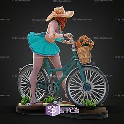 Mary Hot Summer Bycicle ALT STL Files