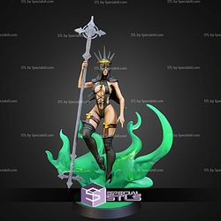 Medine The Cunning One 32mm 75mm Fantasy STL Miniatures