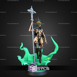 Medine The Cunning One 32mm 75mm Fantasy STL Miniatures