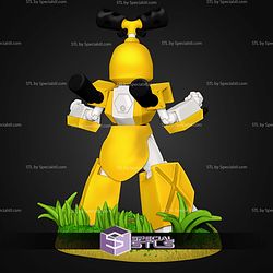 Metabee Medabots 150mm STL Files