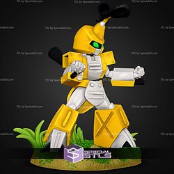 Metabee Medabots 150mm STL Files