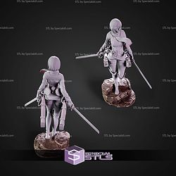 Mikasa Attack On Titan In Suit 240mm STL Files