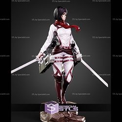 Mikasa Attack On Titan In Suit 240mm STL Files