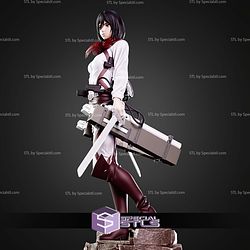 Mikasa Attack On Titan In Suit 240mm STL Files