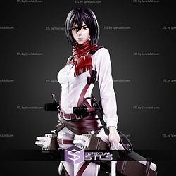 Mikasa Attack On Titan In Suit 240mm STL Files