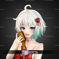 Mint Fantome Dress En Vtuber STL Files