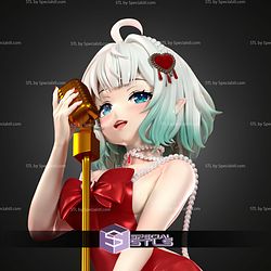 Mint Fantome Dress En Vtuber STL Files