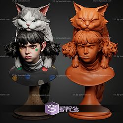 Moki And Wasabi Bust STL Files