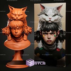 Moki And Wasabi Bust STL Files