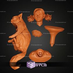 Moki And Wasabi Bust STL Files