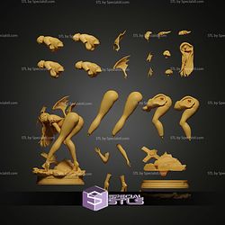 Morrigan Aensland Darkstalkers Seductive Pose STL Files