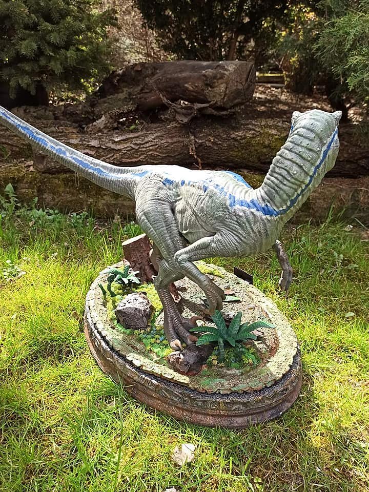 Blue Raptor From Jurassic Park