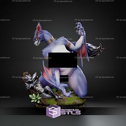 Nargacuga Furry ALT STL Files