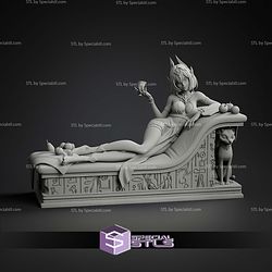 Nefer Laying Sofa Genshin Impact H143mm STL Files